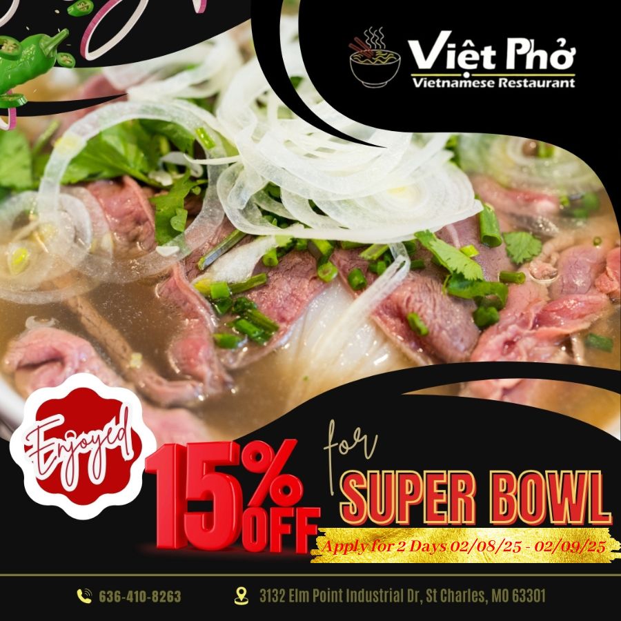 15% OFF Super Bowl